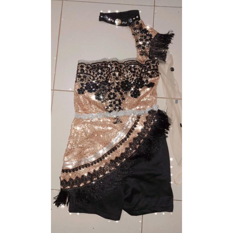preloved kostum Karina Aespa black mamba