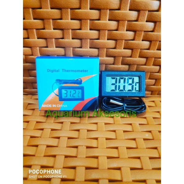Thermometer - Termometer Digital Aquarium - Alat Pengukur Suhu Air Aquarium