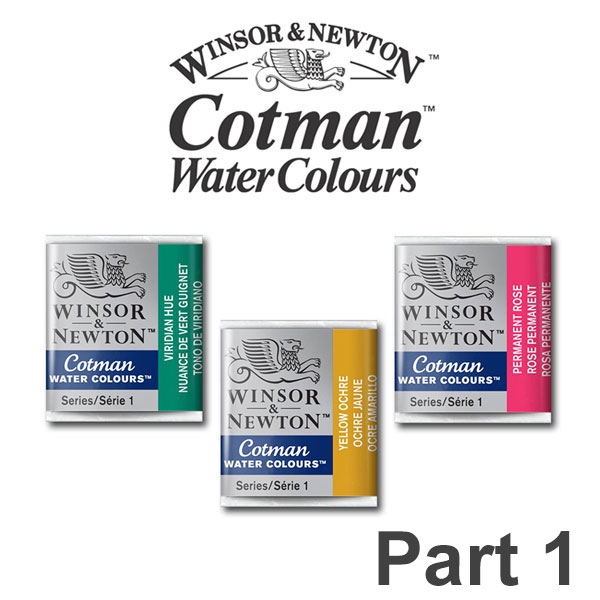 

Winsor & Newton Cotman Watercolours - Half Pan Refill (Part 1)