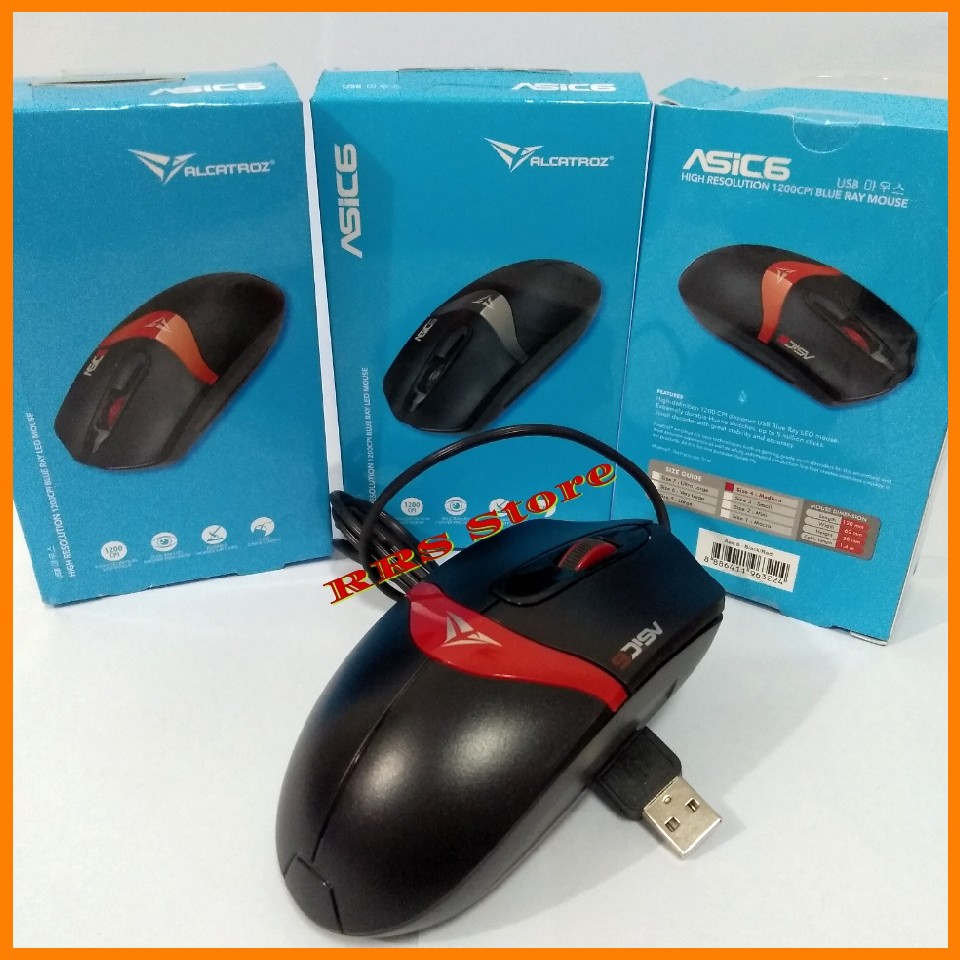 Mouse Alcatroz Asic 6 Mouse gaming powerlogic alcatroz asic6