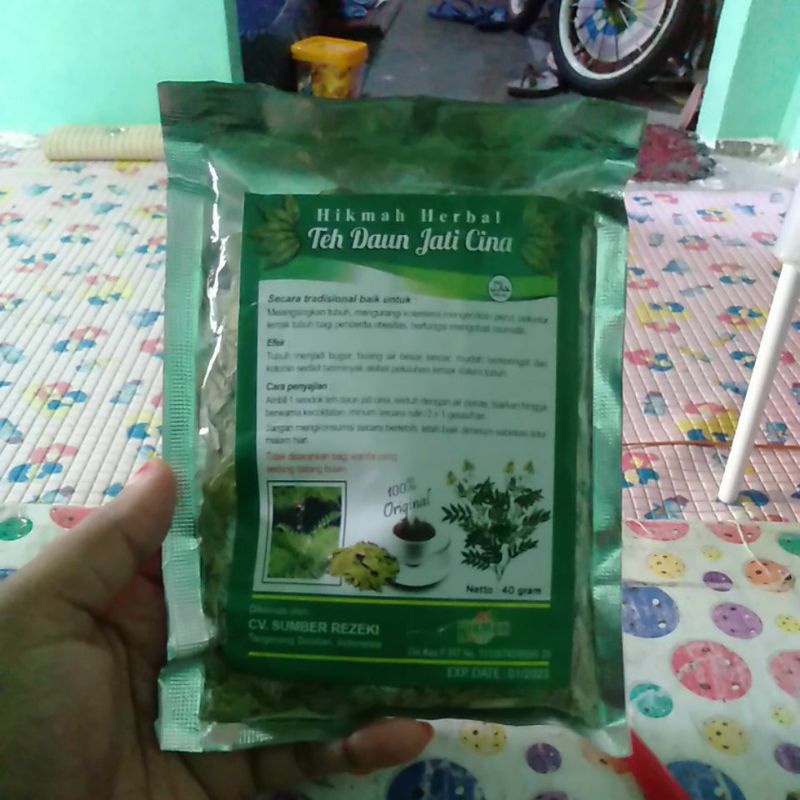 

Teh pelangsing daun jati cina