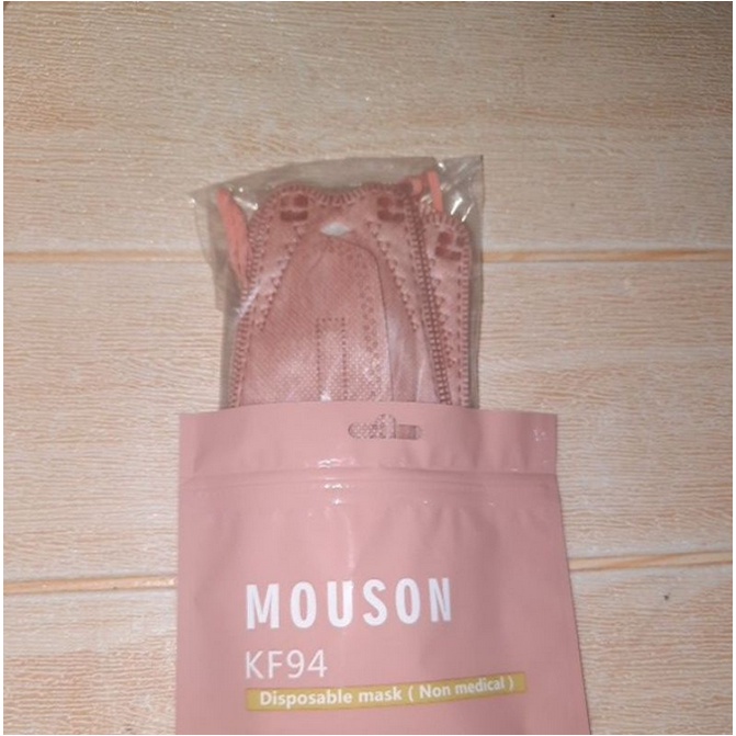 Masker KF94 Mouson/ Careion/ Lainnya Embos 10pcs dan merk lainnya isi 10pcs