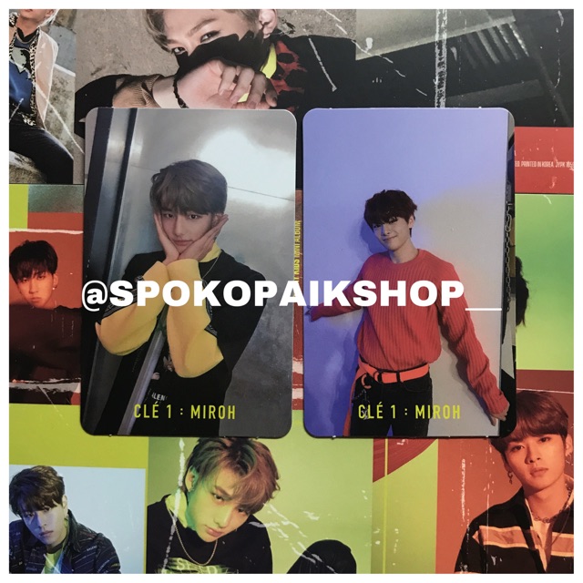 [WTS/WTT] STRAY KIDS CLE 1 : MIROH OFFICIAL PHOTOCARD JEONGIN I.N HYUNJIN PHOTOCARD