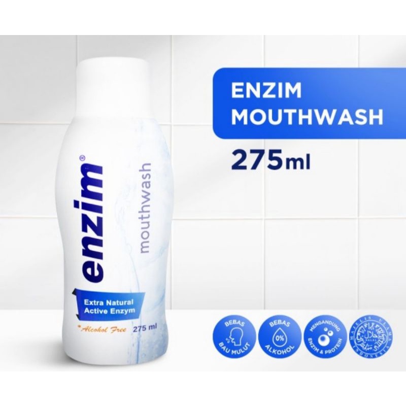 ENZIM Mouthwash Obat Kumur 275ml ( Botol Besar)