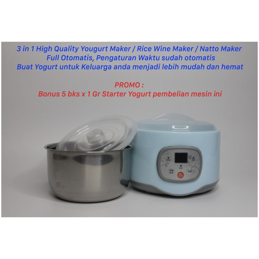 

Premium High Quality Mesin Yogurt Maker Rice wine Natto Full Otomatis