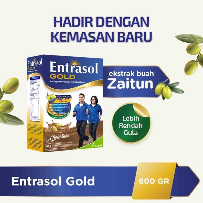 

BISA BAYAR DITEMPAT ENTRASOL GOLD 600GR SUSU TINGGI KALSIUM RASA VANILLA-COKLAT - Coklat