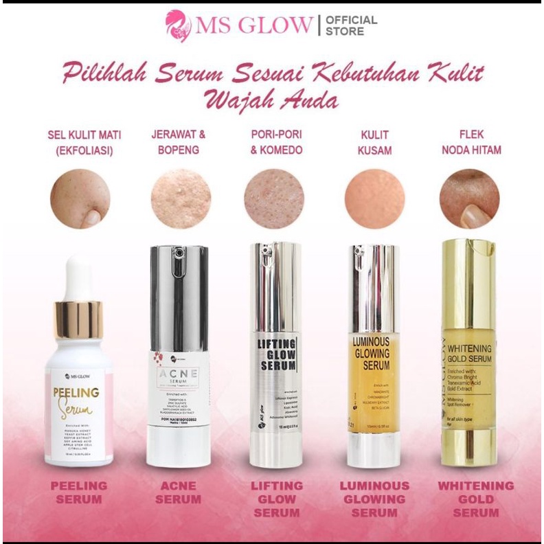 MS GLOW SERUM PEELING / SERUM PEELING MS GLOW