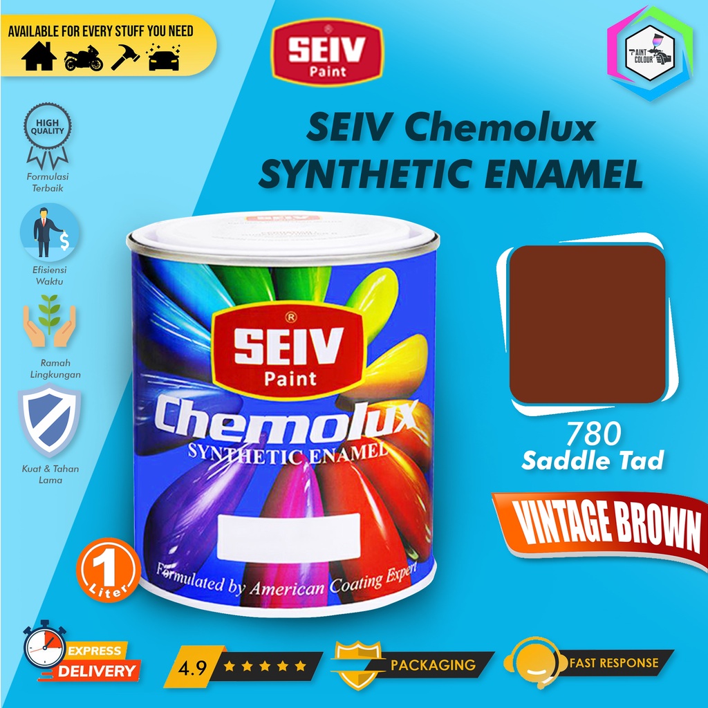 CAT BESI KAYU SEIV CHEMOLUX SUPER 780 Saddle Tan