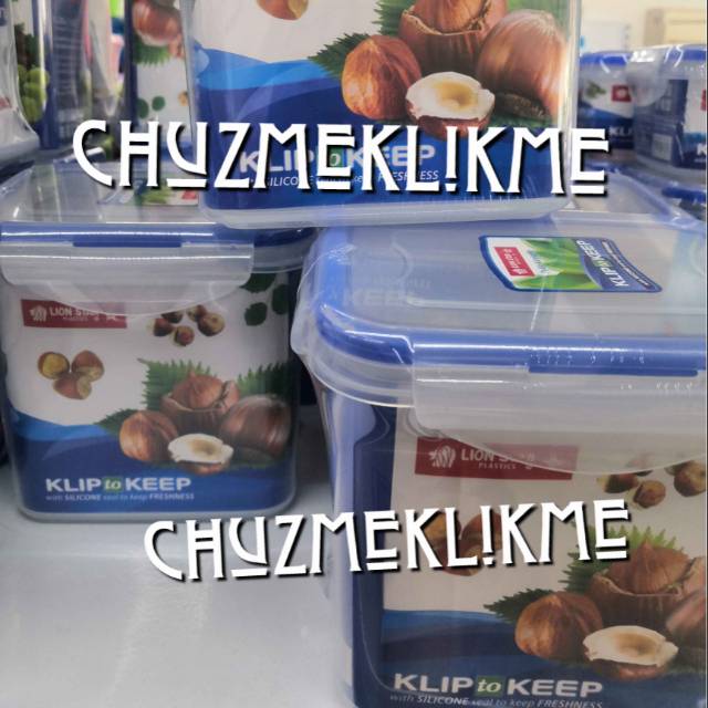 Toples makan Klip to keep KP-52/Toples klip to keep 1002 1 liter/Toples lion star klip to keep