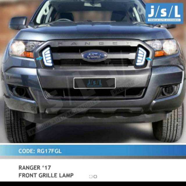 LED grill depan Ford Ranger 2017/ front grill lamp jsl