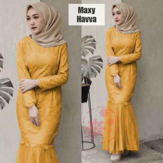 XC - Maxi Dress Havva / Maxi Hajuka/Maxi Dress Terbaru / Maxi Dress Kekinian / Fashion Muslim