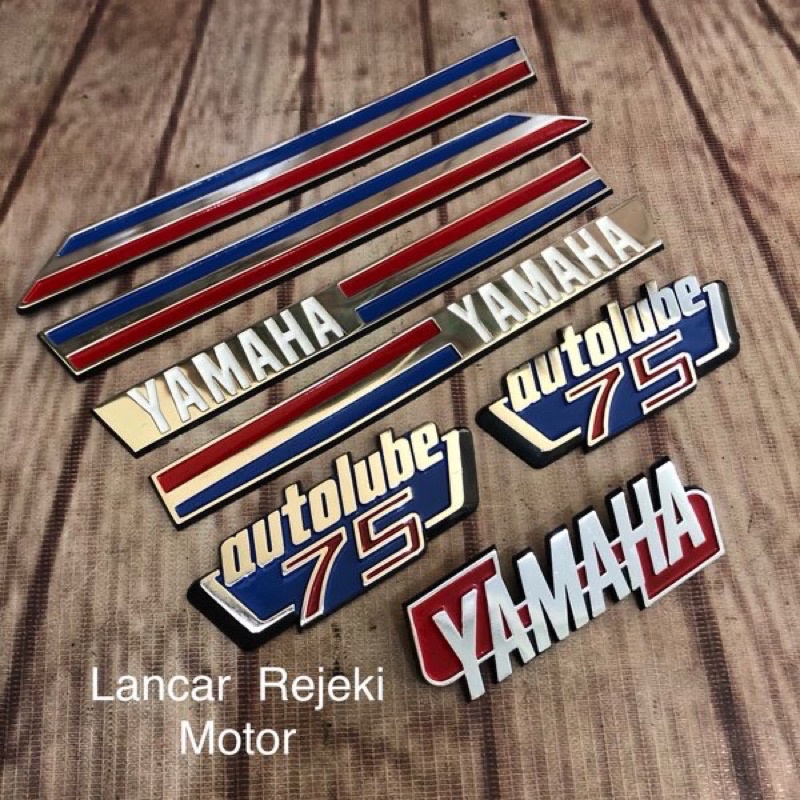 EMBLEM BODY SET YAMAHA V75 V 75
