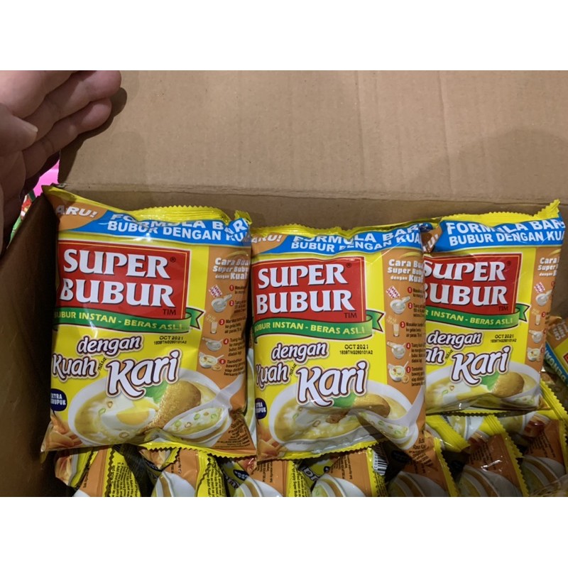 Super Bubur KARI isi 6 pcs x 46gr