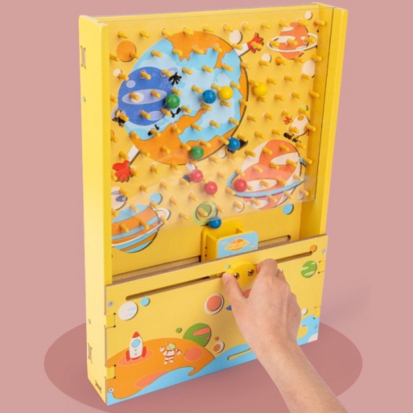 

Mainan Edukasi Catch the Ball Premium Machine Board Game MINI PINBALL - Orange Berkualitas