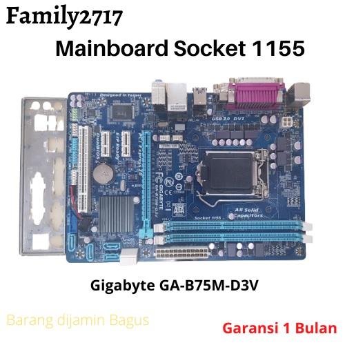 Anboard Gigabyte B75M Soket 1155 Ddr3