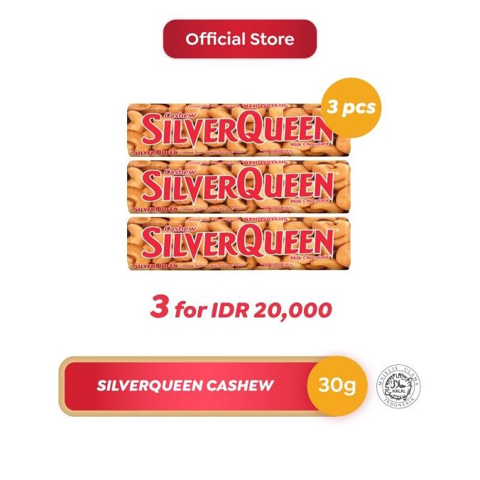 

Silverqueen Cashew 30 g - 3 pcs