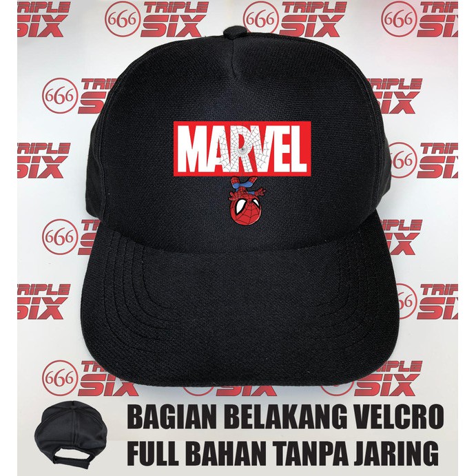 Topi Full Bahan marvel Spiderman