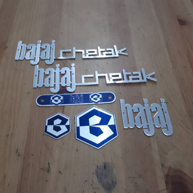 Logo Badge Emblem Bajaj Chetak Nos