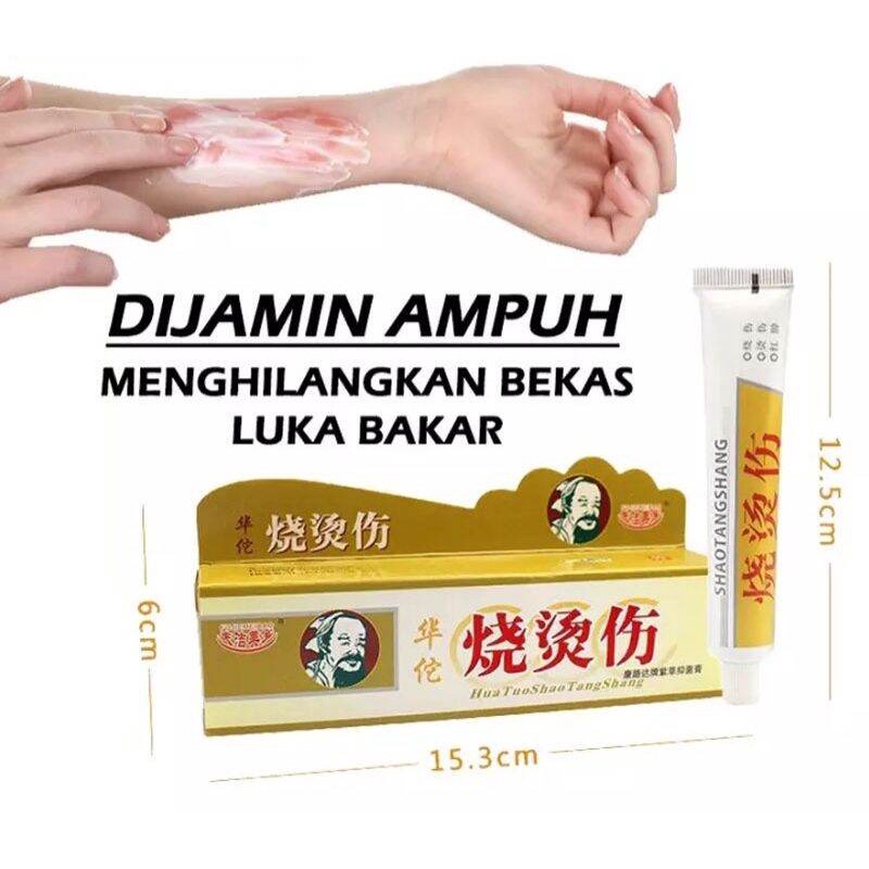 COD TERAMPUHH Obat Luka Bakar Melepuh Salep Huatuo 100% Original Herbal Tradisional Cina Shao Tang S