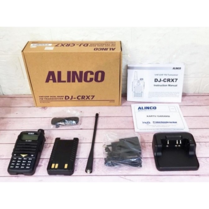 Ht alinco DJ crx 7 original garansi 1 tahun