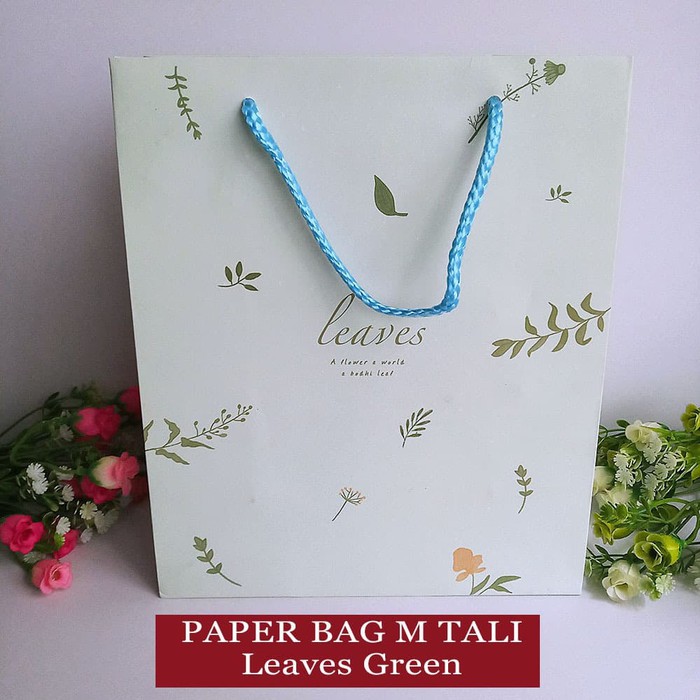 

Paper Bag Tali Motif / Tas Kertas Kado / Tas Ulang tahun - M LEAVES 2