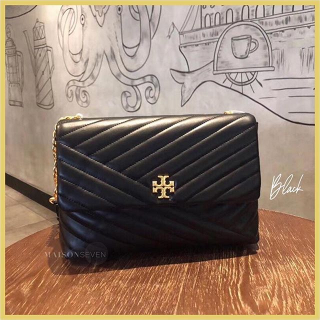 Kira Chevron Flap Shoulder Bag