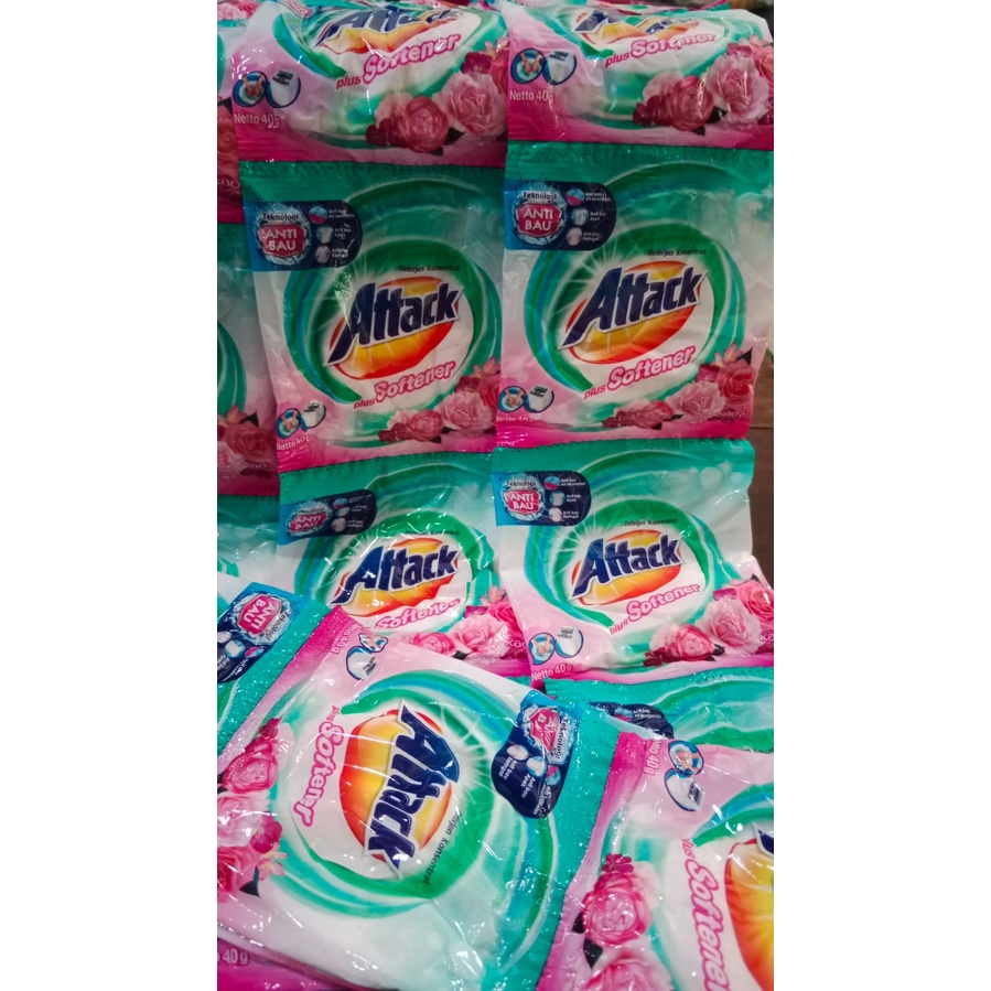 DETERJEN ATTACK PLUS SOFTENER 40GR
