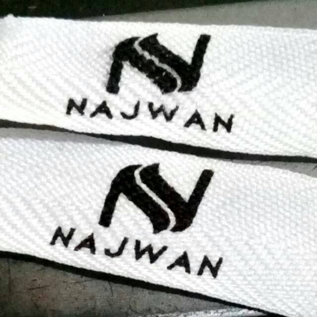 ROLL BESAR - LABEL BAJU PITERBAN SABLON CUSTOM