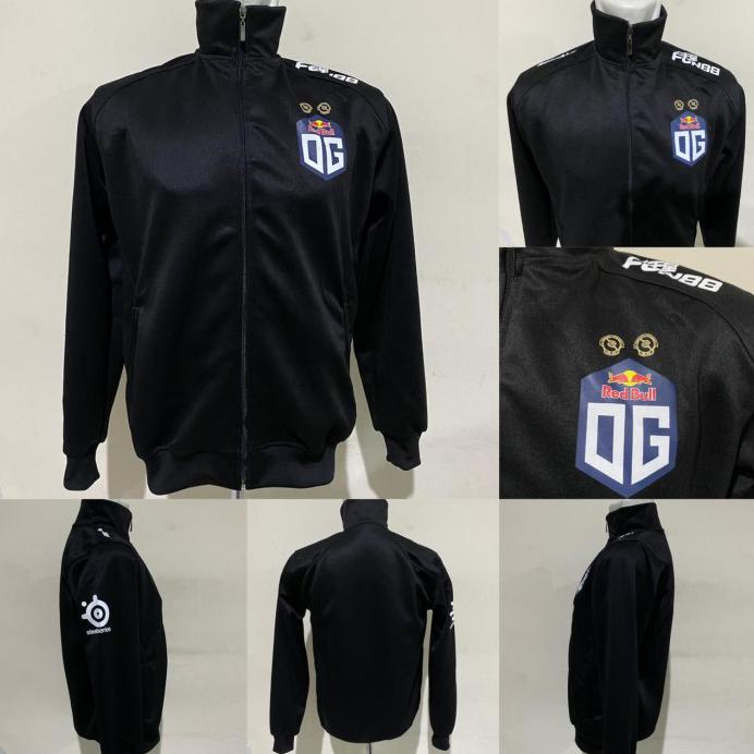 JAKET TEAM OG TRACKER TI9 DOTA2 THE INTERNATIONAL 2019 - HITAM, L