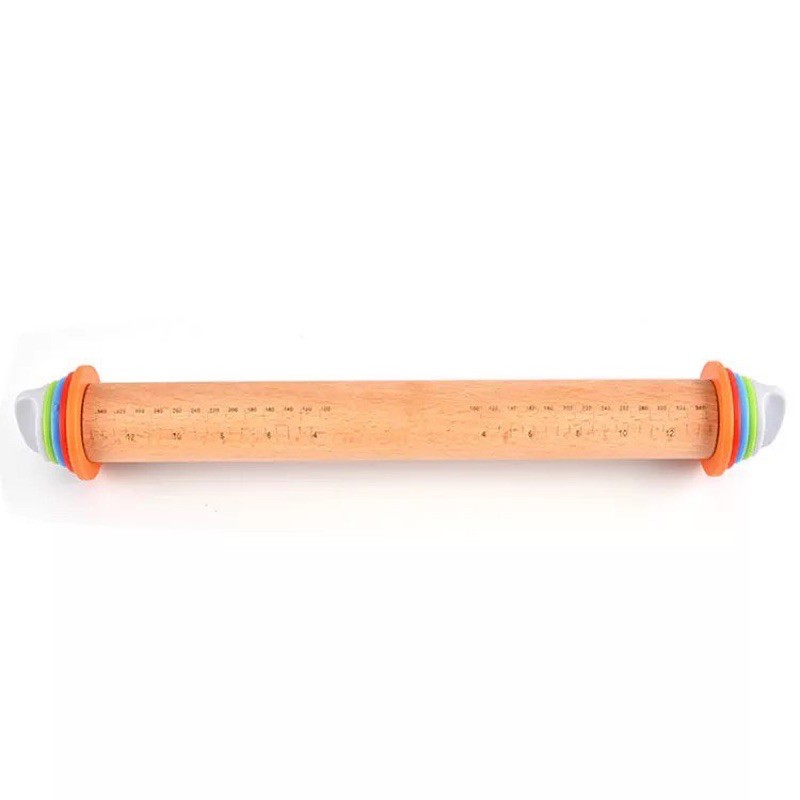 Rolling pin kayu adjustable PANJANG 43cm