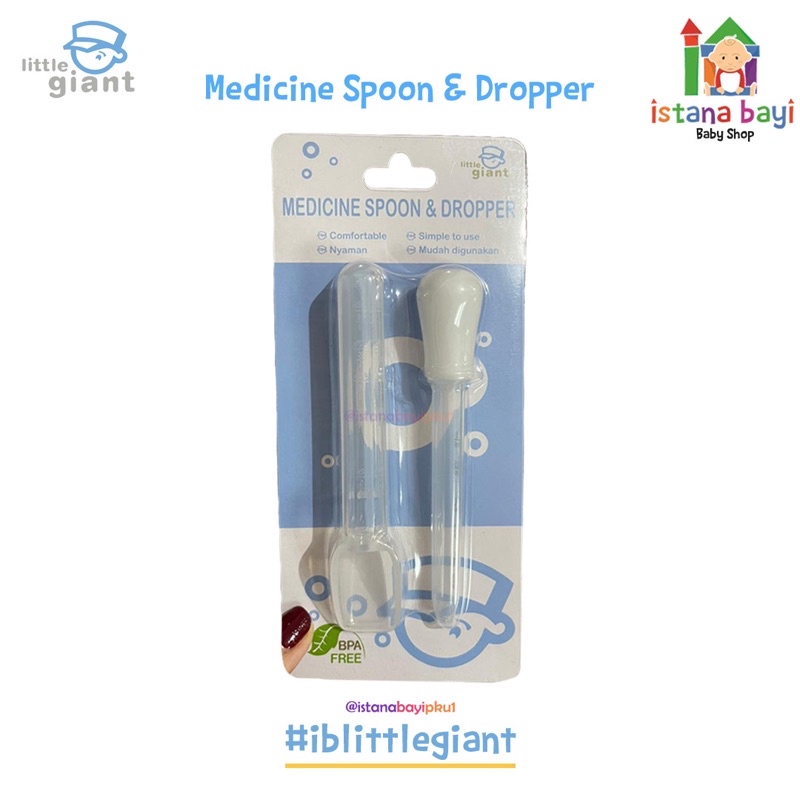 Little Giant Medicine Feed Spoon &amp; Dropper LG1117 - Sendok Obat