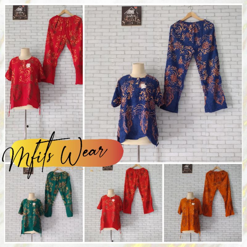 Daster setcel batik aan