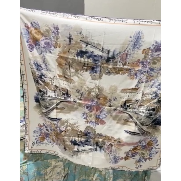 SCARF HIJAB SEGIEMPAT TURKI