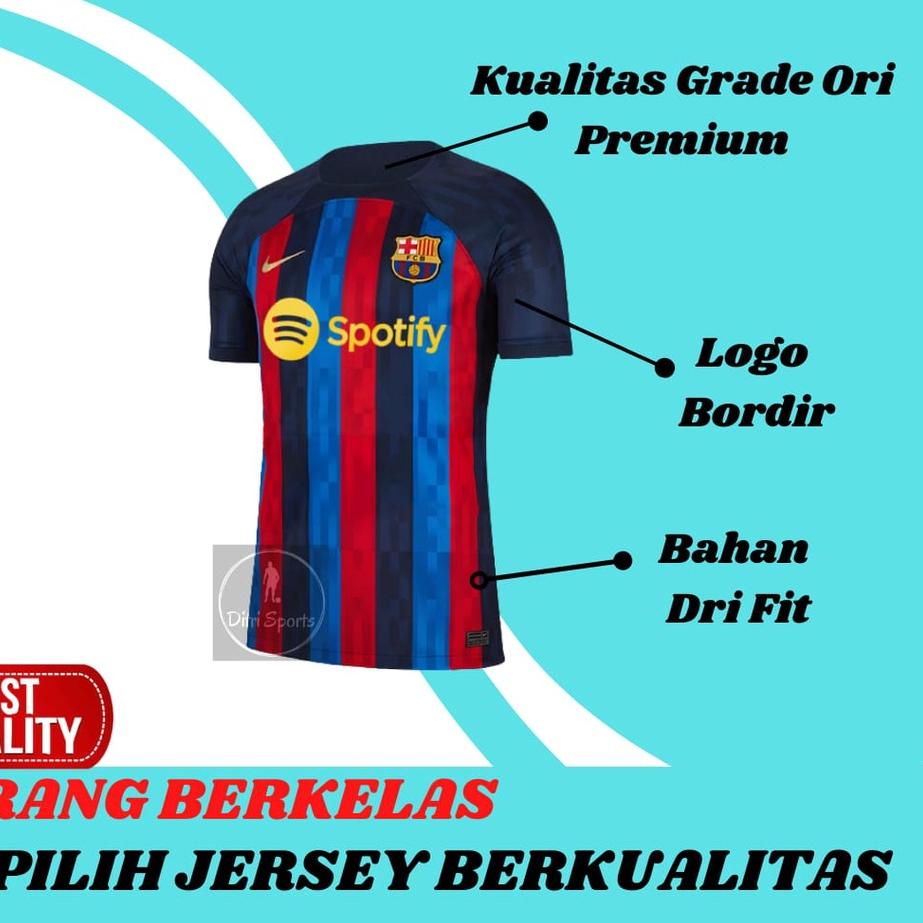 Serbuuuu.. Jersey Barcelona Home 2022 2023 Grade Ori Import Baju Sepak Bola Barca Terbaru