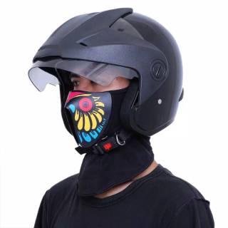  Masker  Motor LED Mask Masker  Unik  Multifungsi Polyester 