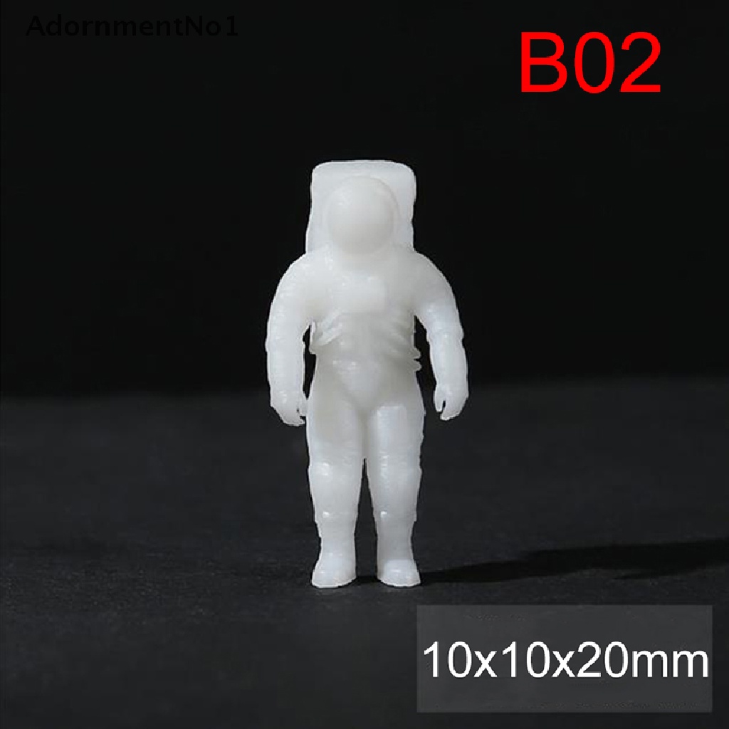 (AdornmentNo1) Cetakan Resin Bentuk Astronot Mini Bahan Silikon Untuk Membuat Perhiasan