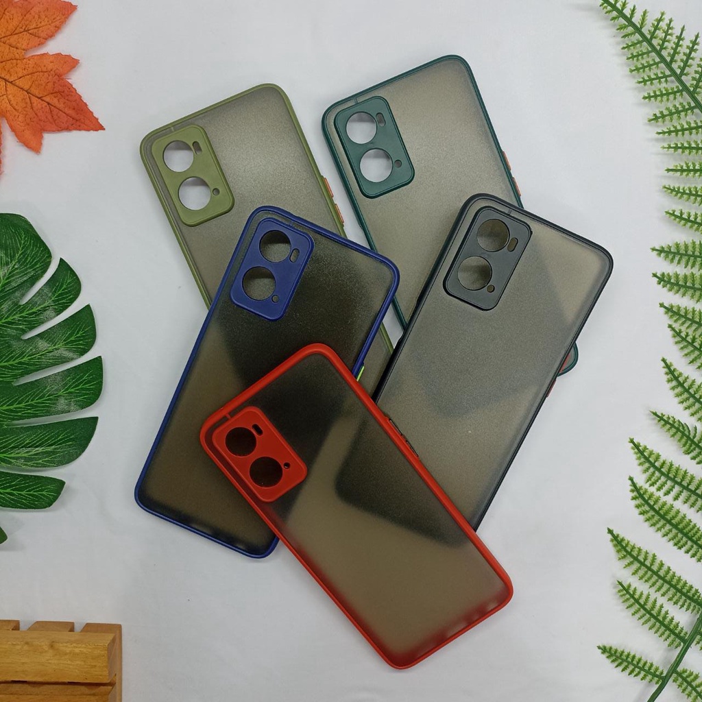 Case Color Doff Matte Transparan Softcase Oppo A76