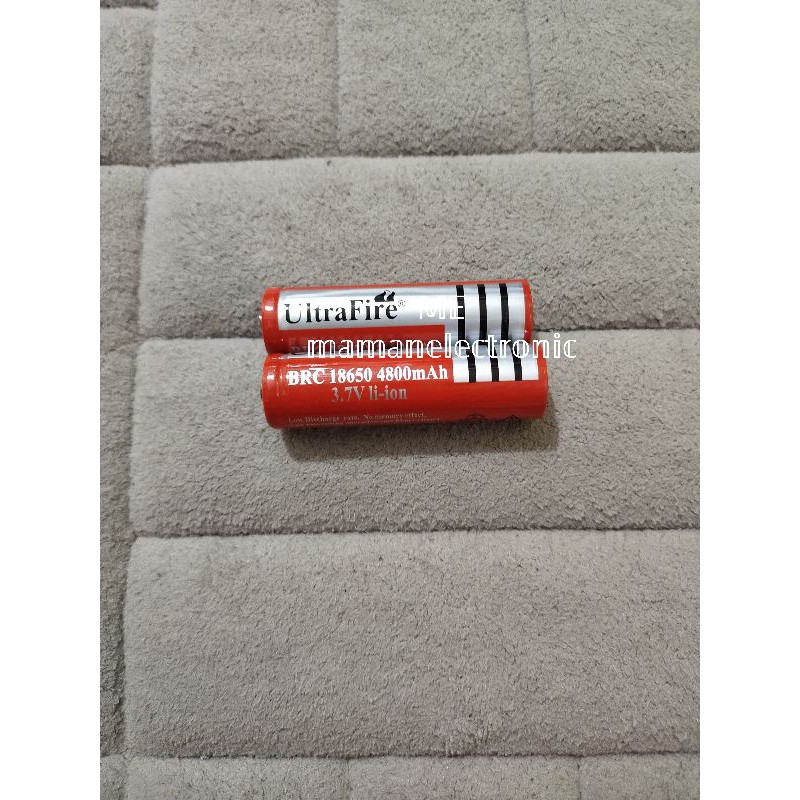 BATERAI ULTRAFIRE 18650 4800mAh 3,7V RECHARGEABLE BATTERY / BATERAI SENTER SWAT POLICE