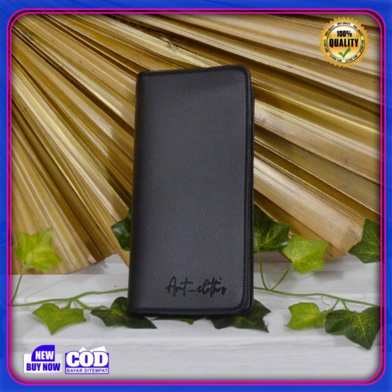 Dompet Cowok Panjang Distro Kekinian DOMPET DISTRO BAYAR DI TEMPAT-Hitam