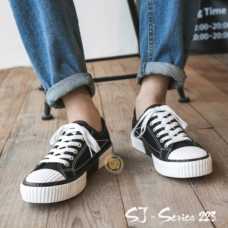 【Jwalk】Sepatu Sneakers Wanita Casual Wear ala Korea Import Kualitas Super Premium - 223 (NO BOX)