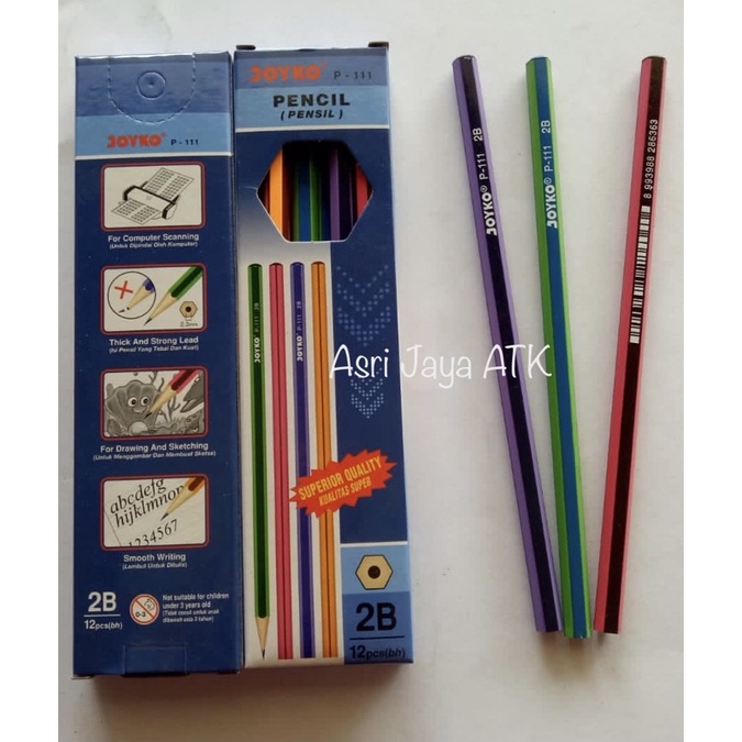 

Pensil Joyko P111 / Pensil 2B (12pcs)
