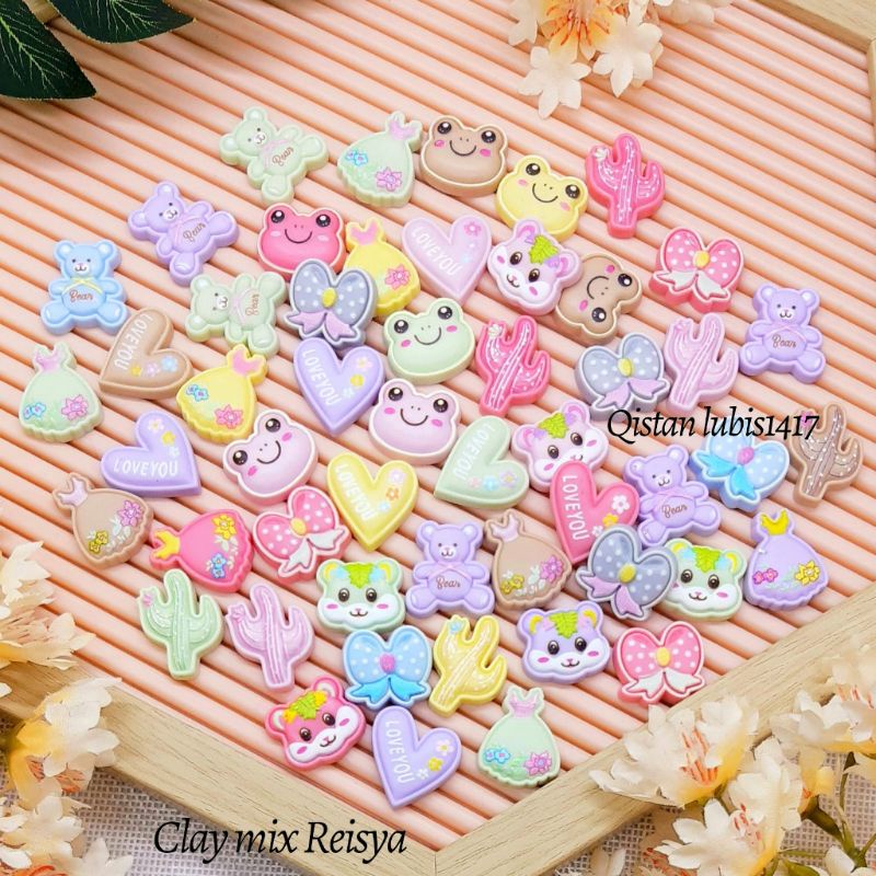 Resin|Clay Playtopia RRM(Reisya,Riana,Marisa,Animal give)10 pcs