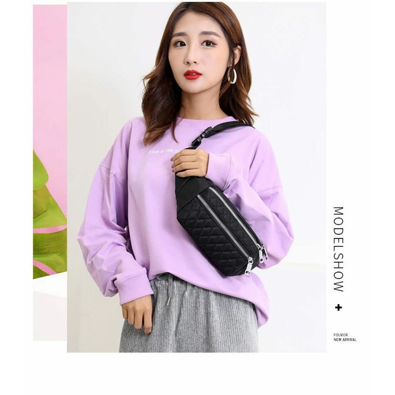 AS Tas Pinggang Wanita Tas Terbaik Wanita Bordir Tas Waistbag Chichi 2020 ANTI AIR BISA COD