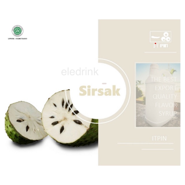 

ITPIN 2.5kg Syrup Sour Sop Flavour Premium | Rasa Sirsak