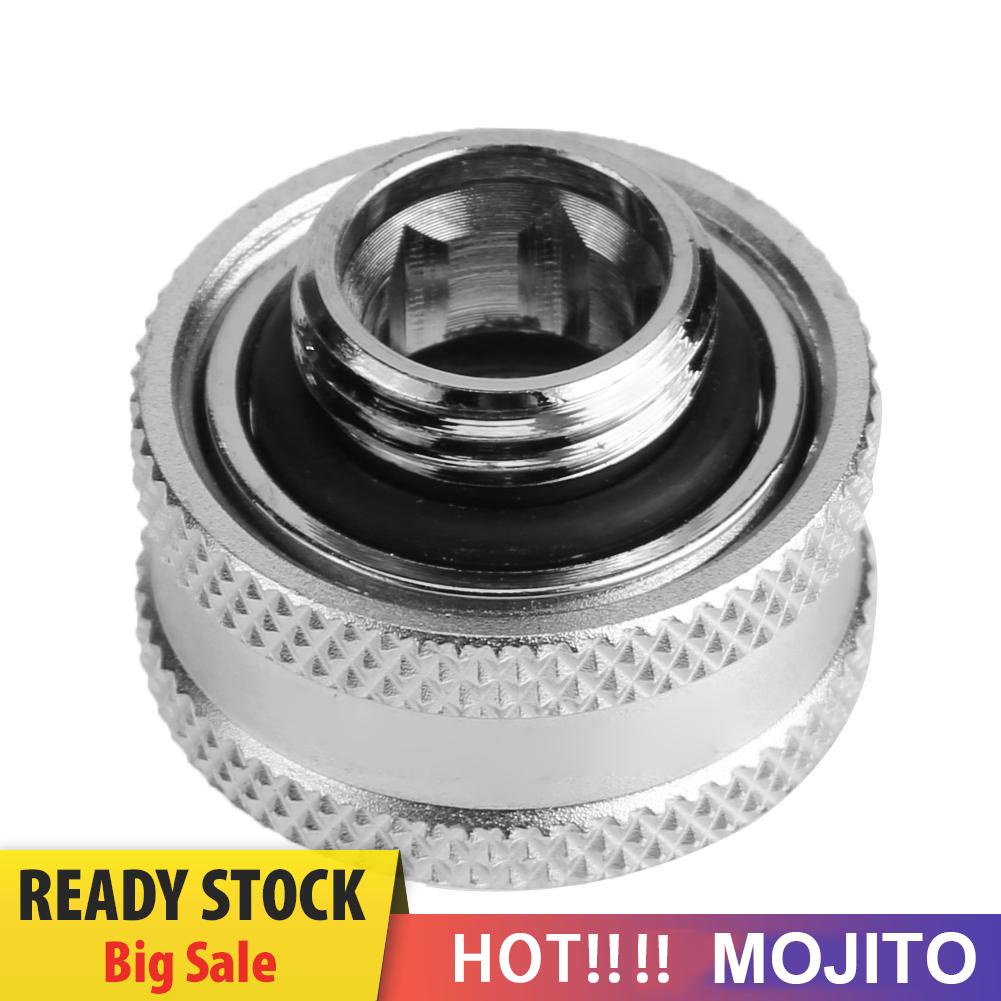 MOJITO G1/4 Thread Rigid Tube 14mm Hard Tube Extender Fitting for PC Water Cooling