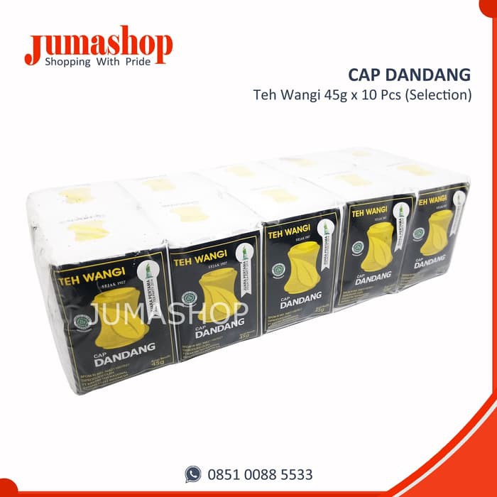 

Teh Wangi Cap Dandang Premium 10 Pcs @45g Brewed Tea-Jumashop Jawa - tth853