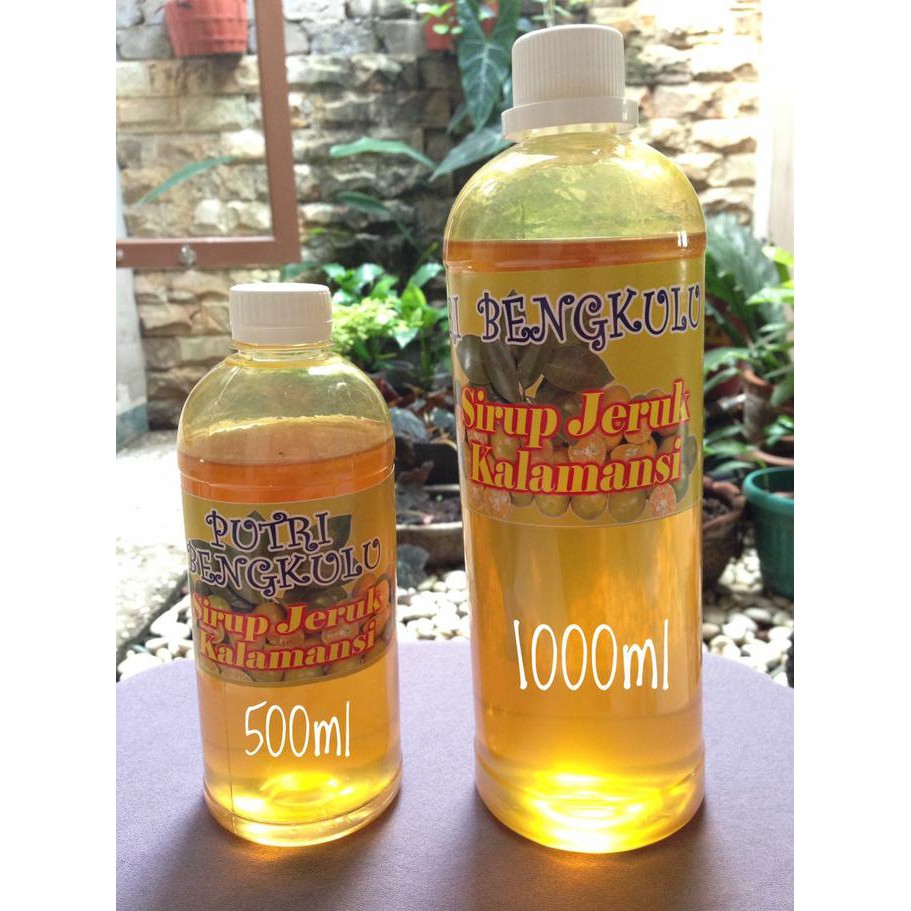 

New (1 Liter) Sirup Jeruk Kalamansi Asli Bengkulu Tanpa Pengawet