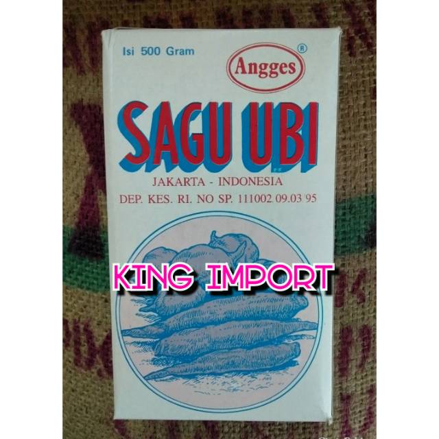 

Sagu ubi 500gr merk angges