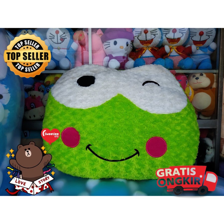 bantal boneka/boneka keropi/ bantal kepala/bantal keropi snail sofa jumbo