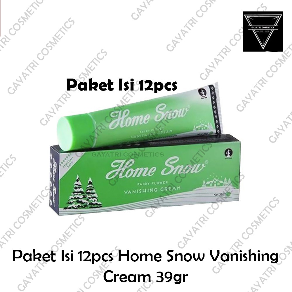 Paket Isi 12pcs Home Snow Vanishing Cream 39gr